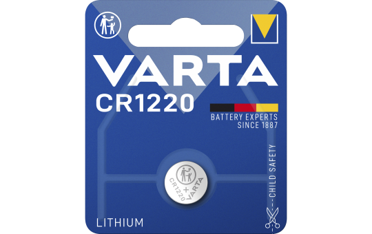 Lithium-Knopfzelle VARTA Electronics CR1220, 3V