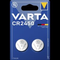 Lithium-Knopfzelle VARTA Electronics CR2450, 3V, 2er-Pack