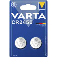 Lithium-Knopfzelle VARTA Electronics CR2450, 3V, 2er-Pack