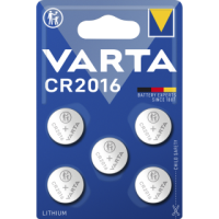 Lithium-Knopfzelle VARTA Electronics CR2016, 3V, 5er-Pack