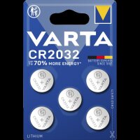 Lithium-Knopfzelle VARTA Electronics CR2032, 3V, 5er-Pack