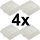 Aufbewahrungsbox / Transportbox für Akkus / Batterien - Mignon (AA) / Micro (AAA) --- SET 4 Stk. E014004