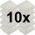 Aufbewahrungsbox / Transportbox für Akkus / Batterien - Mignon (AA) / Micro (AAA) --- SET 10 Stk. E014004