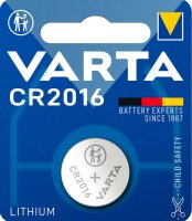 Varta CR2016 1er Blister 3V Batterie Lithium Knopfzelle...