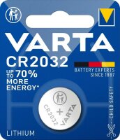 Varta CR2032 1er Blister 3V Batterie Lithium Knopfzelle...