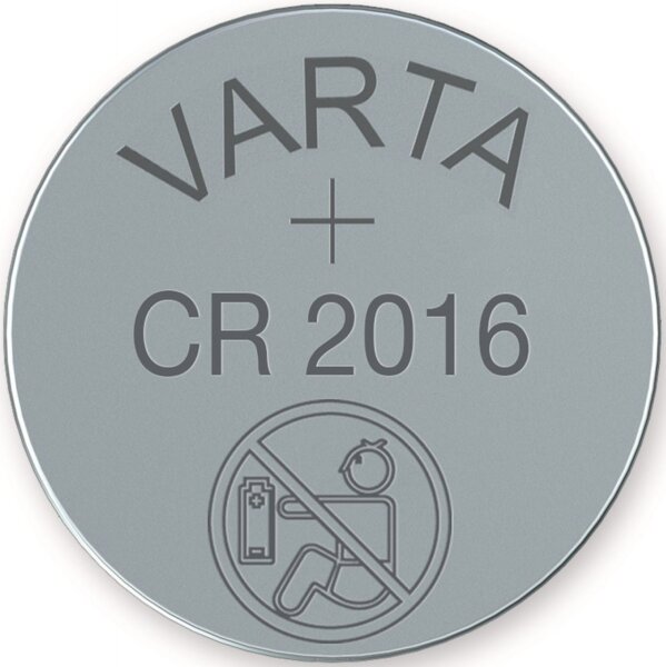 Varta 1x CR2016 3V Batterie Lithium Knopfzelle Bulk VCR2016B