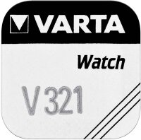 Varta 5x Watch V 321 Uhrenzelle Knopfzelle SR616 SW V321...