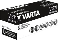 Varta 10x Watch V 371 Uhrenzelle Knopfzelle SR 920 SW...