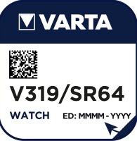 Varta Watch V 319 Uhrenzelle Knopfzelle SR 527 SW V319...