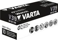 Varta 10x Watch V 319 Uhrenzelle Knopfzelle SR 527 SW...