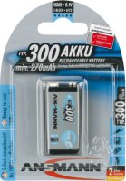 ANSMANN NiMH Akku 9V E-Block Typ 300 (min. 270 mAh) maxE...