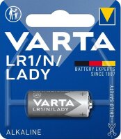 Varta Lady LR1 4001 N 1.5V 1er Blister Foto Batterie Lady