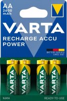 Varta AA Akku Mignon NiMH 2600mAh Ready to use 4er...