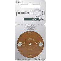 Varta Power One 312 ACCU plus Braun p312 Akku für...