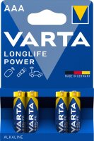 Varta Longlife Power AAA Micro Alkaline Batterie 4er...