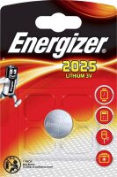 Energizer Lithium 3V Zelle 1er Blister CR2025 IEC C...