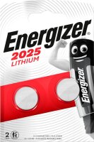 Energizer 4x Lithium 3V Zelle 2er Blister CR2025 IEC C...