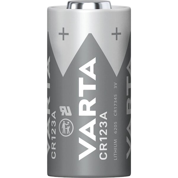 Varta 1 Zelle CR123A 3V Lithium 1430 mAh VCR123A Bulk 6205