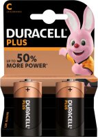 Duracell Plus Power C LR14 Baby 1,5 V Alkaline Batterie...