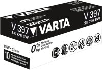 Varta 10x Knopfzelle Silberoxid V 397 1,55V SR 726 SW...