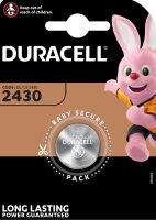 Duracell 1er Blister CR2430 Spezielle Lithium Knopfzelle...