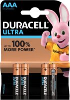Duracell 10x AAA Micro LR03 1,5V Ultra Power 4er Blister...