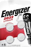 Energizer Lithium 3V Zelle 4er Blister CR2032 IEC C...