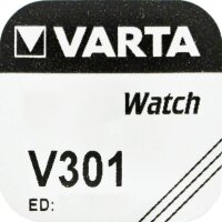 Varta 10x Watch V301 Uhrenzelle Knopfzelle SR 43 SW...