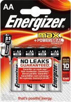 Energizer 4x Max AA 4er Blister Mignon Batterie 1,5V...