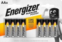 Energizer 4x Alkaline Power AA 8er Blister Mignon...