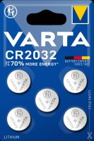 Varta 200x CR2032 5er Blister 3V Batterie Lithium...