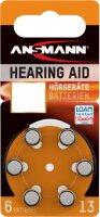 ANSMANN Hörgerätebatterien Orange PR48 13 1,45V...