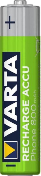 Varta Phone Power HR03 AAA Akku Micro 800 mAh 1,2V NiMH Ministilo T398 Bulk 58398