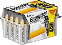 Energizer Alkaline Power AAA 24er Box Micro Batterie 1,5V...