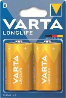 Varta Longlife D 1,5 V Mono Alkaline Batterie LR20 2er...