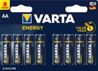 Varta Energy 8er Blister AA Alkaline 1,5V LR6 Mignon...
