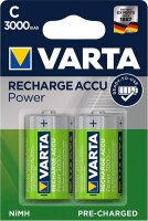 Varta Recharge Accu Power C 2er Blister Baby 3000 mAh 1,2...