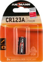 ANSMANN Lithium Power Photo Batterie 3V CR123 1500 mAh...