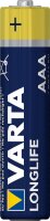 Varta 1 Zelle Longlife AAA Micro Alkaline Batterie Lose...