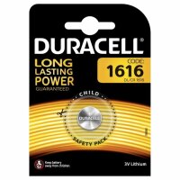 Duracell Lithium 3V Zelle 1er Blister CR1616 Knopfzelle...