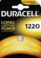 Duracell 100x CR1220 Lithium Knopfzelle 3V 1er Blister...