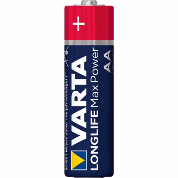 Varta Longlife Max Power AA Alkaline 1,5V LR6 Mignon Stilo MN1500 bulk ehem. Max Tech 4706