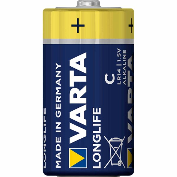 Varta Longlife C LR14 Baby 1,5 V Alkaline Batterie MN1400 bulk 4114