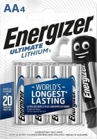 Energizer 8x Ultimate Lithium AA Mignon L91 Batterie 1,5V...