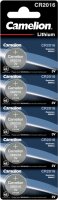 Camelion Lithium Knopfzelle CR2016 2016 3V 5er Blister...