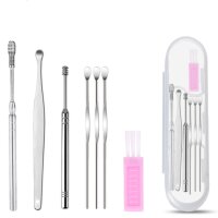 Top Ohrenreiniger Set 6 in 1 Rostfreier Stahl in...