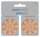 Varta 50x Power One Gr. 13 Hörgerätebatterien 1,45V Orange 16er Blister PR48 24606 p13