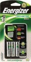 Energizer Maxi Ladegerät inklusive 4x AA 2000 mAh...