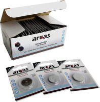 Arcas Knopfzellensortiment 40-teilig Lithium CR Mix Set...