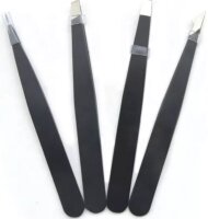 Top Augenbrauen Pinzetten 4er Set Schwarz...